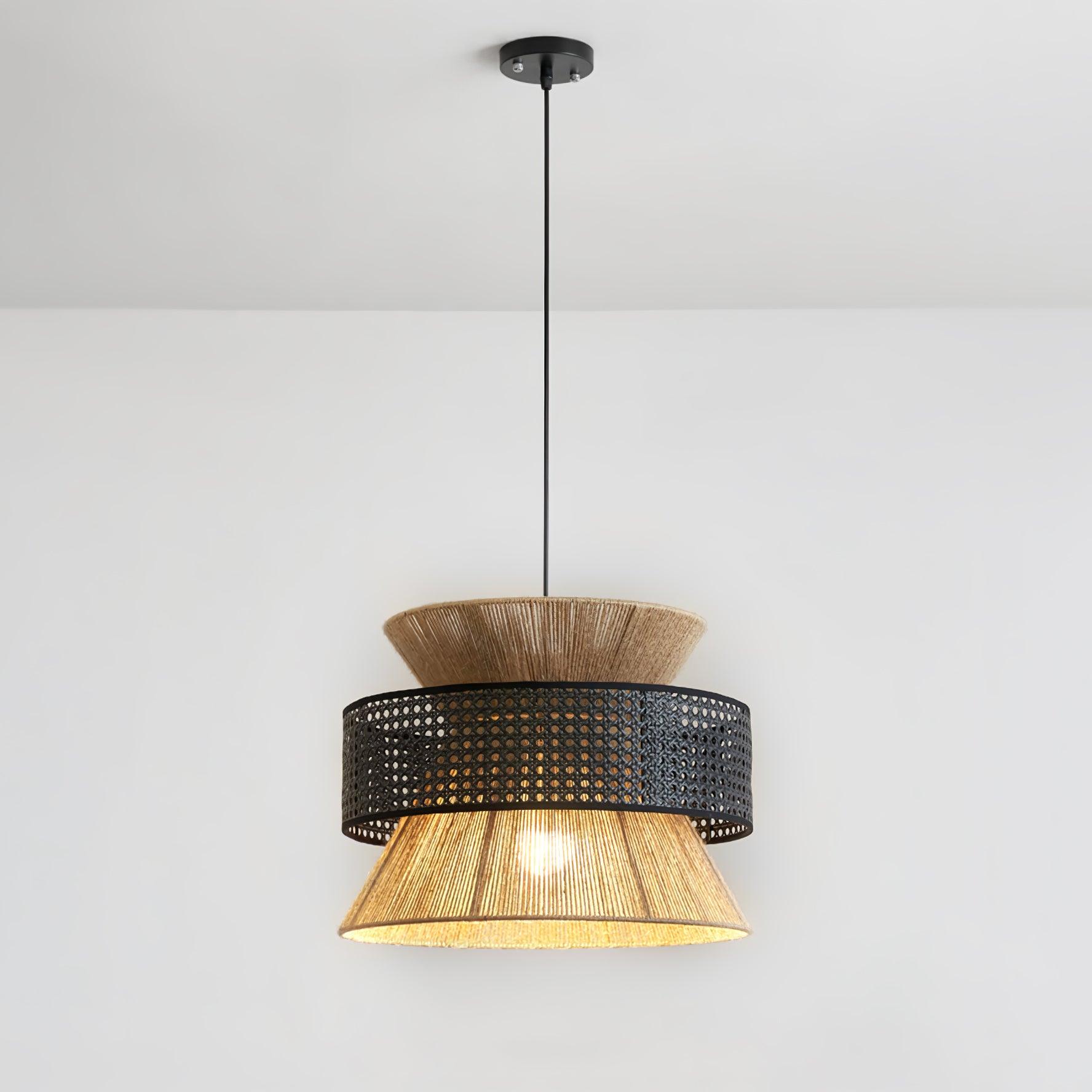 Warm Natural Ambience Rattan Pendant Light